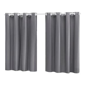 Cortina Para Sala Quarto Em Tecido Oxford Cinza 3,00X2,50