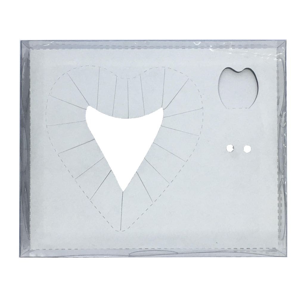 Caixa Coração De Colher 250G Branco