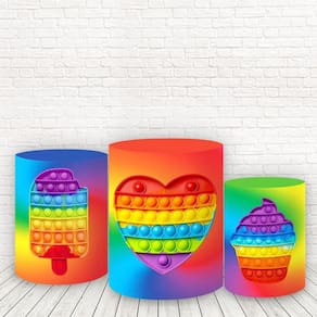 Trio De Capas Cilindros 3D Sublimado Fidget Toys Fcc-331