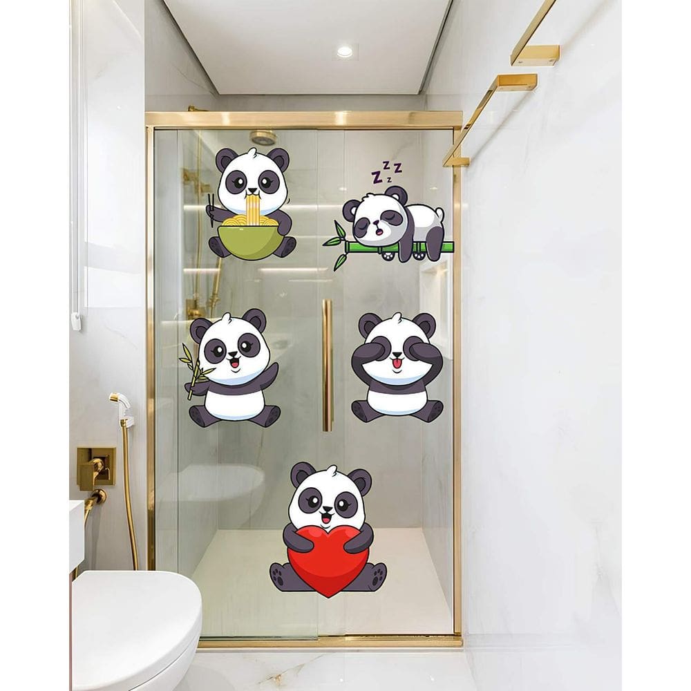 Adesivo Para Box Urso Panda Baby