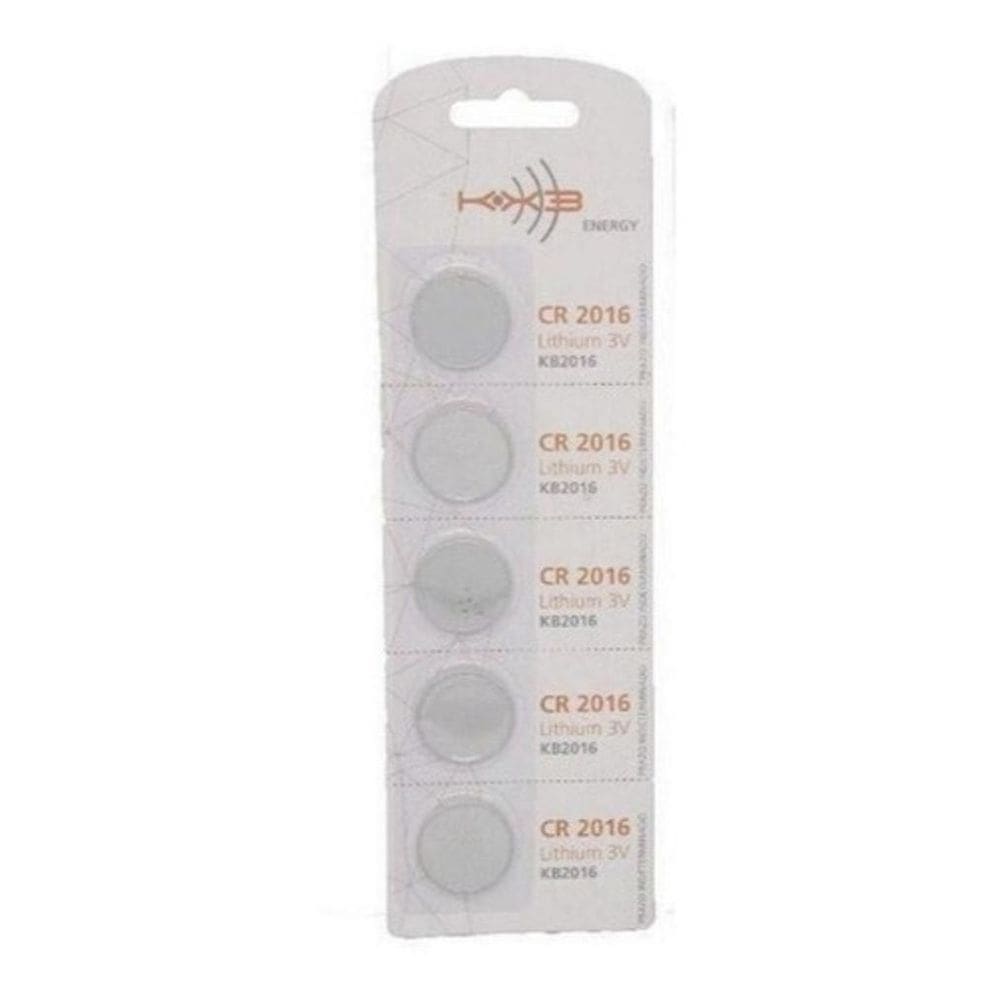 Baterias Pilhas Lithium 3V Kx3 Cr2016 1 Cartela Com 05 Un