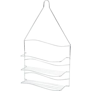 Porta Shampoo Duplo com Ventosa Onda Arthi