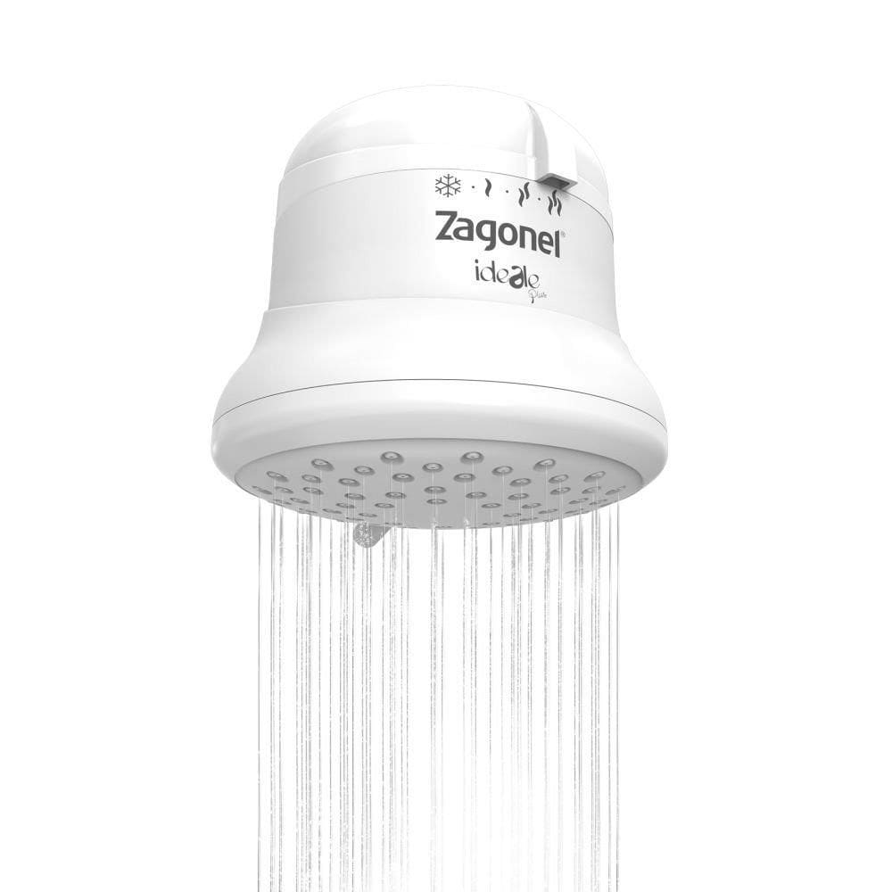 Chuveiro Ducha Zagonel Ideale Plus 4 Temperaturas Branco