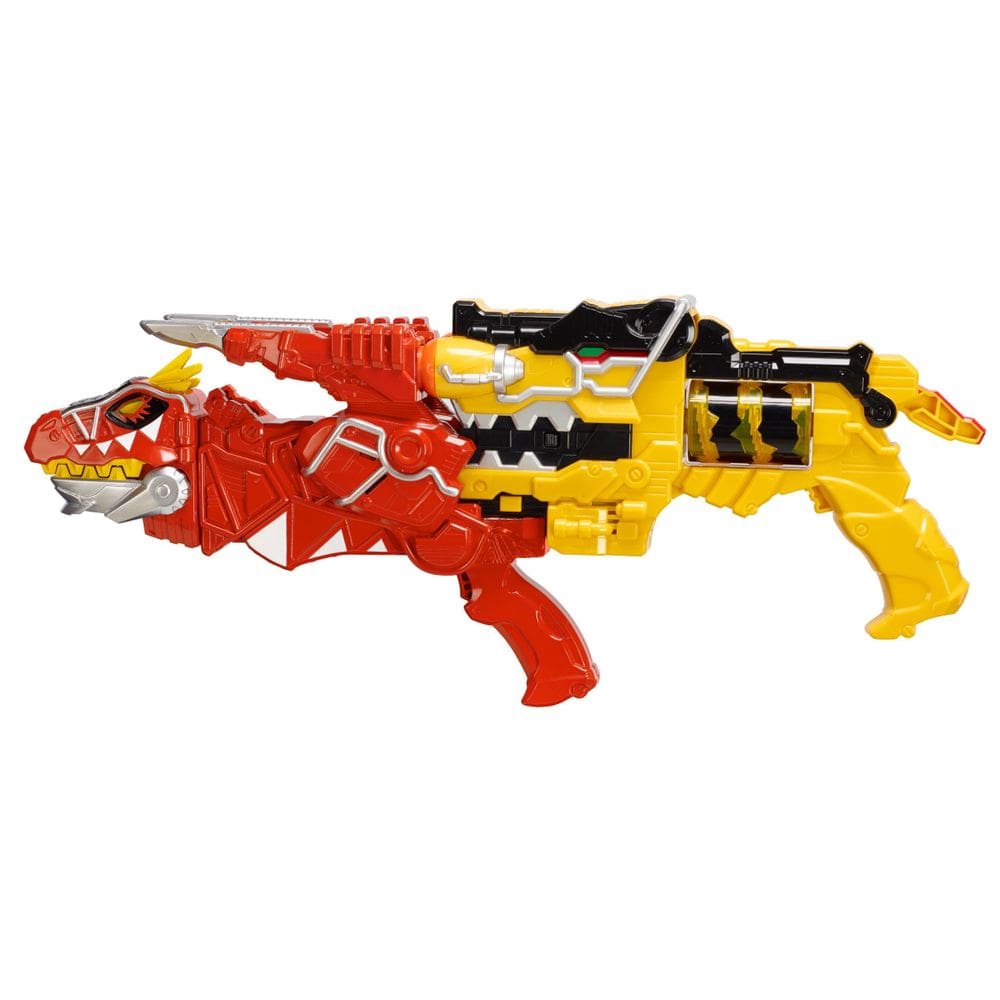 Conjunto Toy Power Rangers Dino Super Charge Morper e T-Rex Morpher Blaster