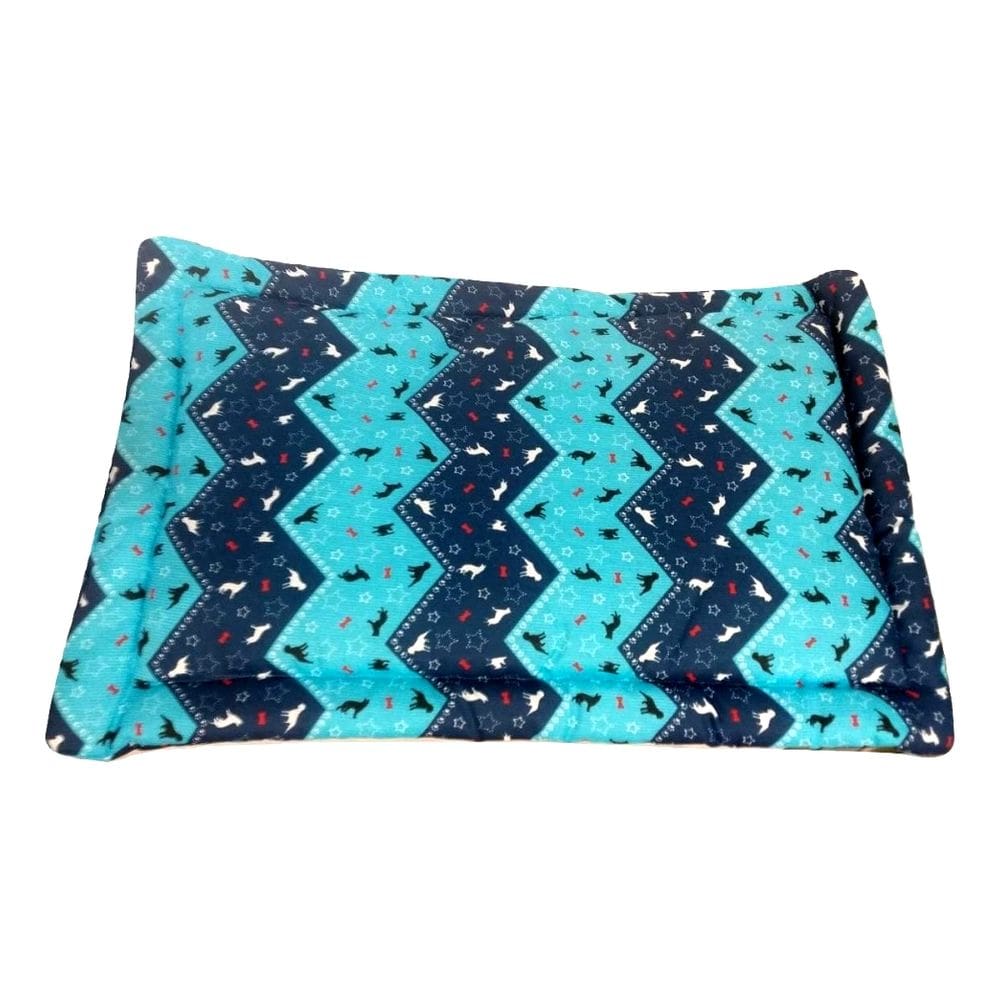 Colchonete Pet  Camas para Cachorros e gatos azul tamanho G