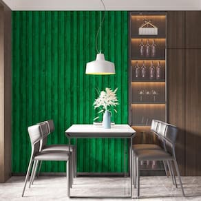 Kit 10 Rolos Papel De Parede Adesivo Contêiner Verde 3,0M