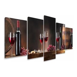 Quadro Decorativo Sala Jantar Bar Adega Vinho Tinto