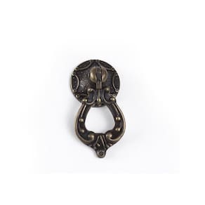 Puxador Metal Vintage Colonial Cristaleira Ouro Velho