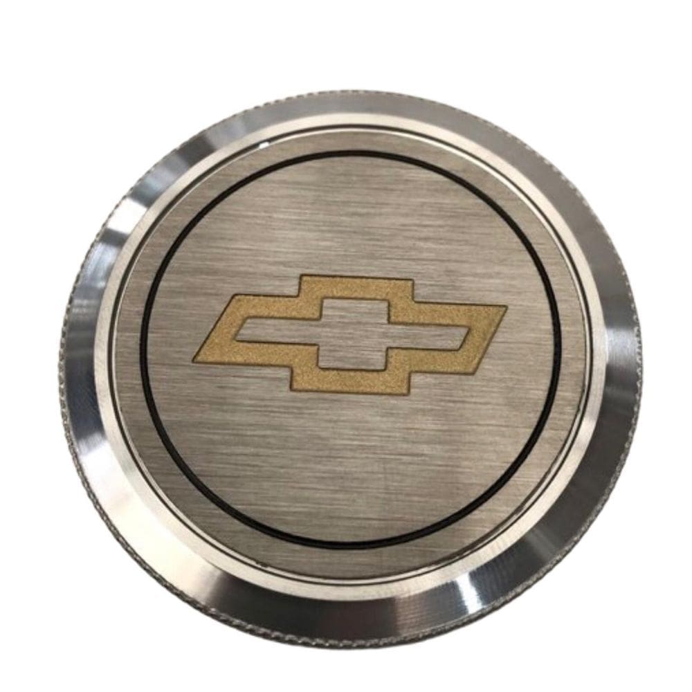 Tampa De Radiador Billet Chevrolet Dourado