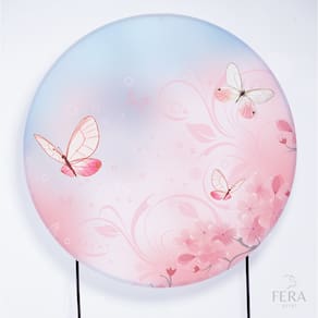 Painel Decorativo para Festa 1,30x1,30 metros Vesti Fácil com Elástico Borboletas - Fera Print