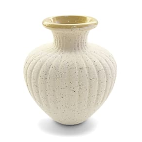 Mini Vaso Branco Decorativo em Cerâmica Nimes A 11x9cm