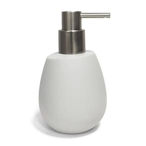 Porta-Sabonete Líquido Para Banheiro Lavabo em Cimento Liso