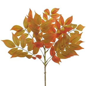 Galho de Folhas Outono Decorativas 74cm