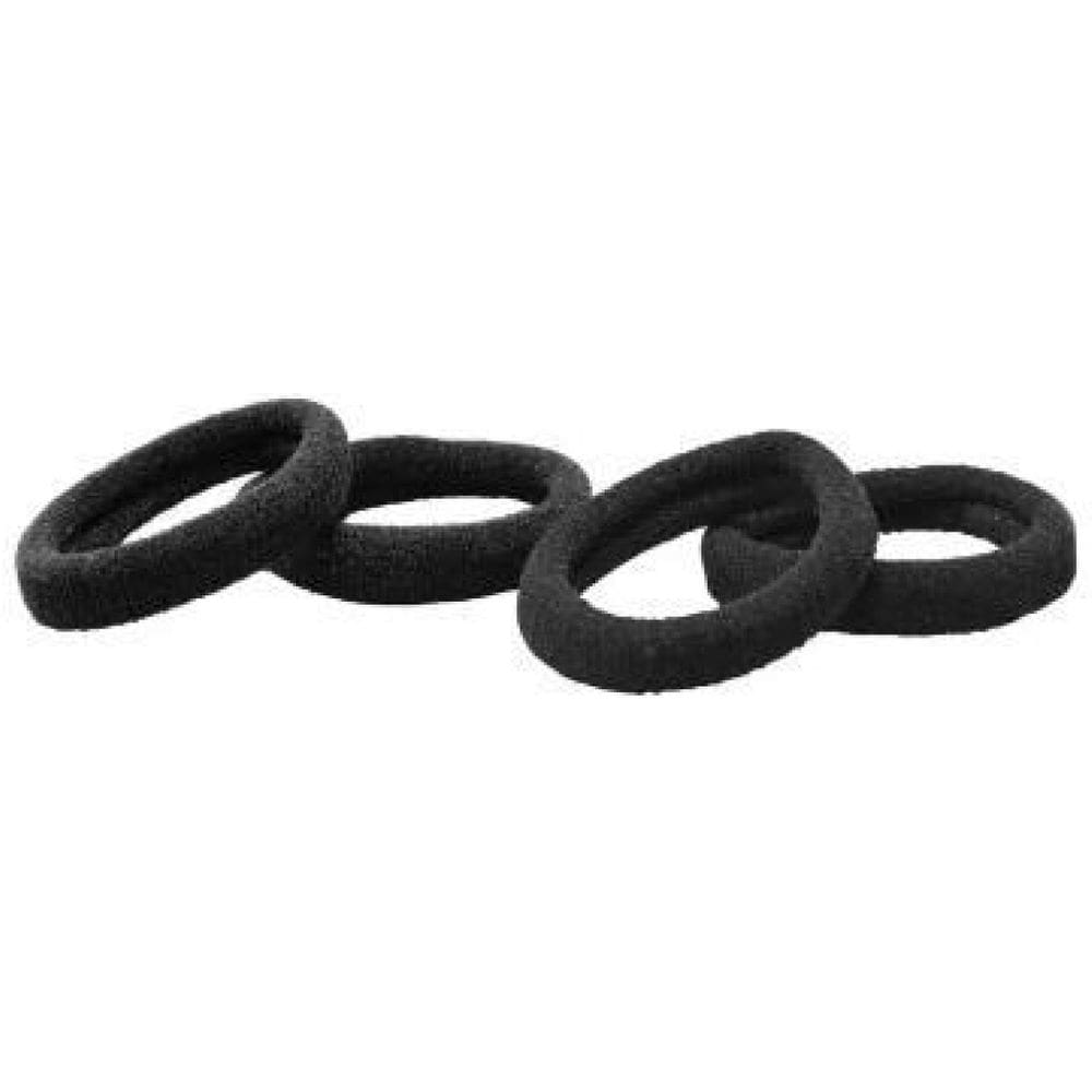 Kit 120 Elásticos De Cabelo Rabicó Xuxinha Mini Preta