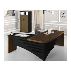 Conjunto Escritório: Mesa Diretor LD 6098 + Armário 6112