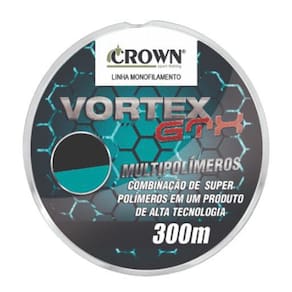 Linha Pesca Monofilamento Crown Vortex Gtx 0,46Mm 45Lb 300M