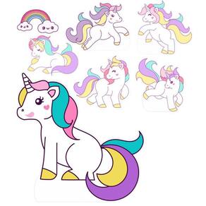Display Festa Unicornio 1 Totem 57Cm E 6 Displays