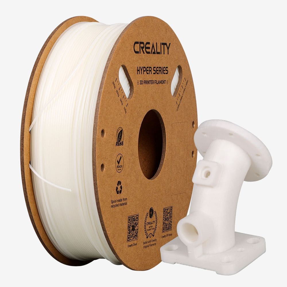 Filamento ABS para Impressora 3D Creality Hyper ABS 1 Kg/Rolo 1.75 mm Branco