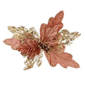 Poinsettia Rosa 18X18cm Bico De Papagaio Natal