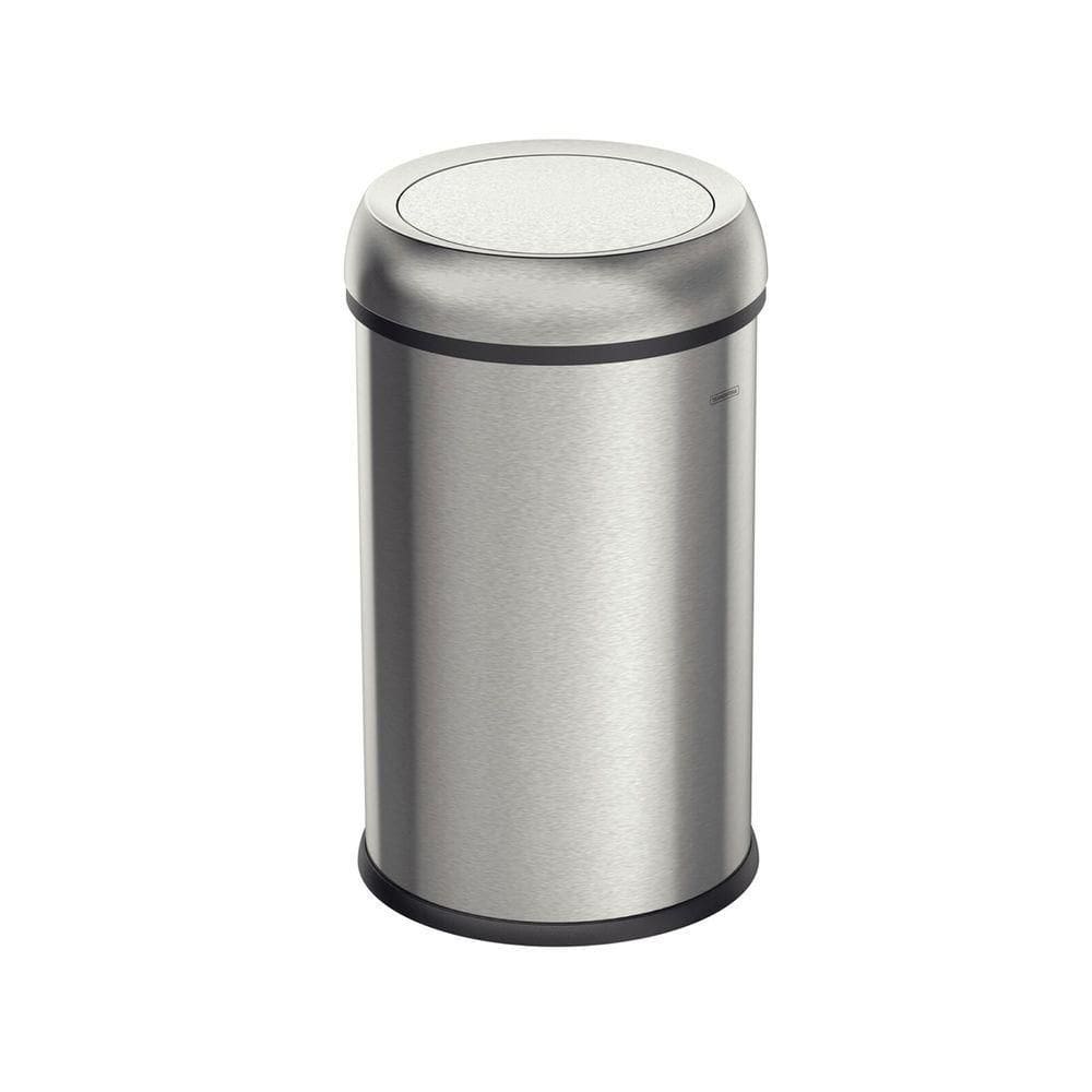 Lixeira Tramontina Friuli 65l Em Aço Inox