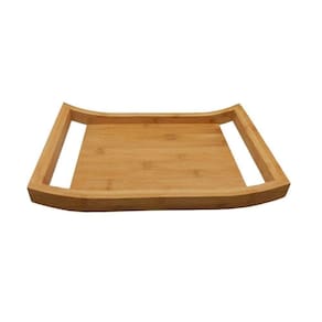 Bandeja Com Alça Em Bambu 35x24,5x5cm Kenya