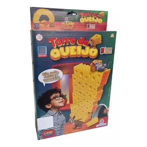 Torre de Queijo 3 Jogos Em 1 Game Brinq - Polibrinq Pb516