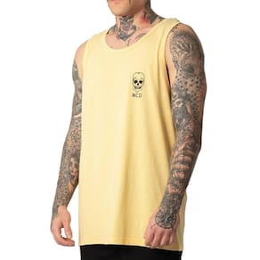 Regata MCD Logo Caveira MCD SM25 Masculina Amarelo Ensol