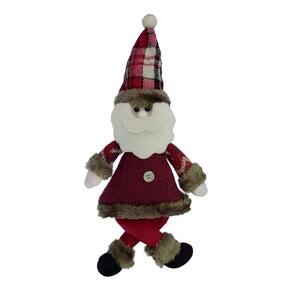 Boneco Pendente Papai Noel Natalino Árvore Natal Tecido 30cm