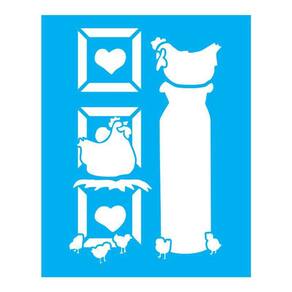 Stencil Tamako Country - 20X25Cm - Ref B867