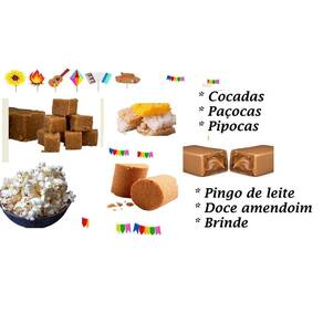 Festa Junina Kit Com Doces Diversos Arraia Em Casa