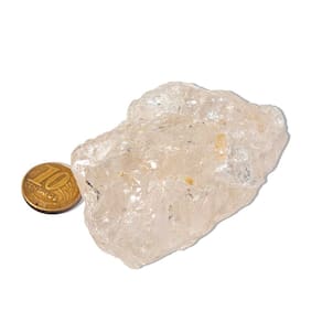 Topázio Branco Bruto Natural 8cm 242g Pedra do Ano de 2025