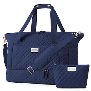 Bolsa de viagem ETRONIK Gym Duffel com compartimento para sapatos feminina azul