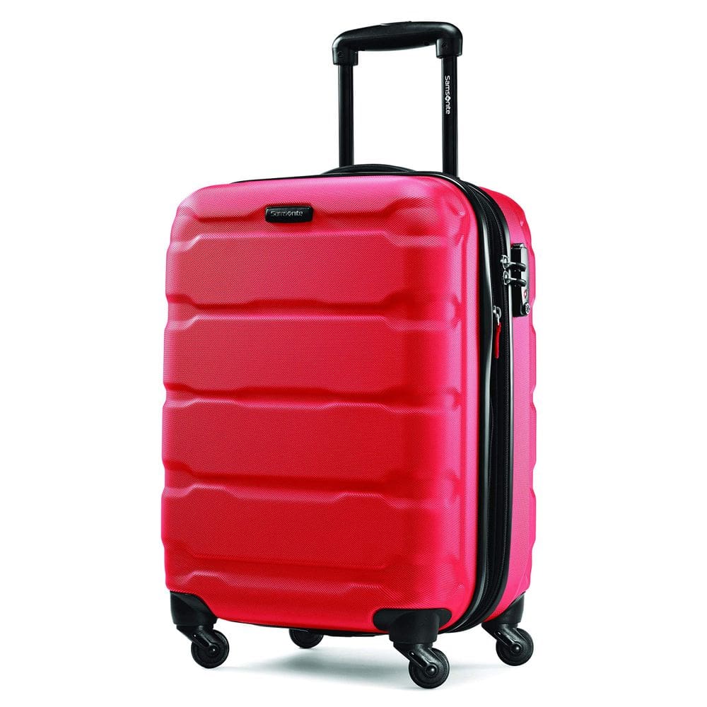 Bagagem Samsonite Omni PC Hardside Expansível de 20 Polegadas Vermelha