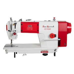 Máquina Reta Controle Velocidade + Corte de Linha-ss190DC