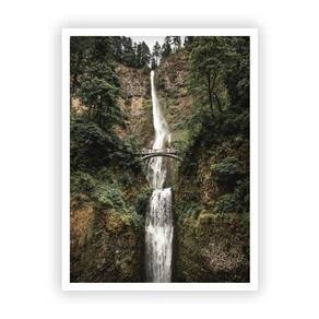 Quadro Decorativo Paisagens Variadas Moldura Branca Mod 24