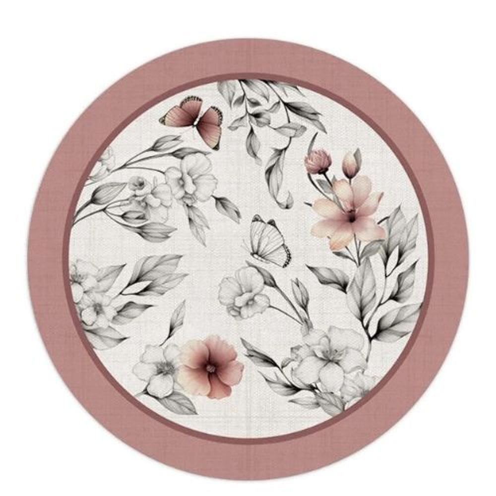 Capa de Sousplat Jardim Secreto 534232 C/2Und Diâmetro 35cm