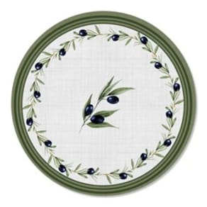 Capa de Sousplat Oliveiras 534221 2Und 35cm Belchior