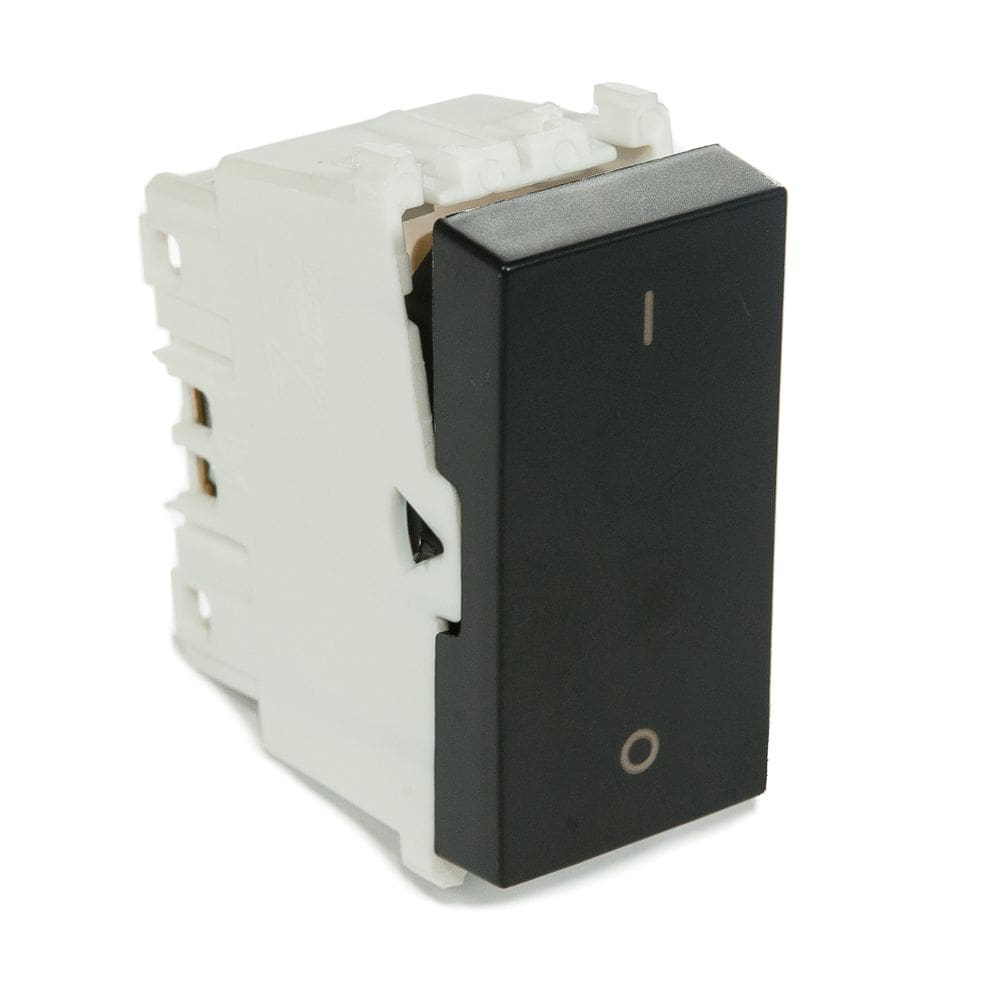 Modulo Interruptor Bipolar Simples 10A Refinatto Weg Preto