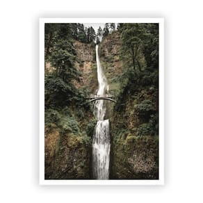 Quadro Decorativo Paisagens Variadas Moldura Branca Mod 24