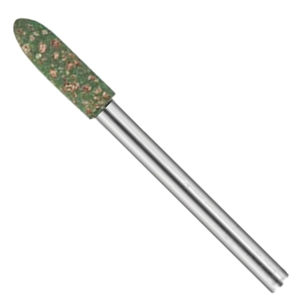 Ponta Montada 5Mm Cônica Borracha Gergelim Para Retifica 3Mm