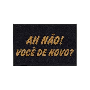 Tapete Capacho Vinil Ah Não Você De Novo - 60X40