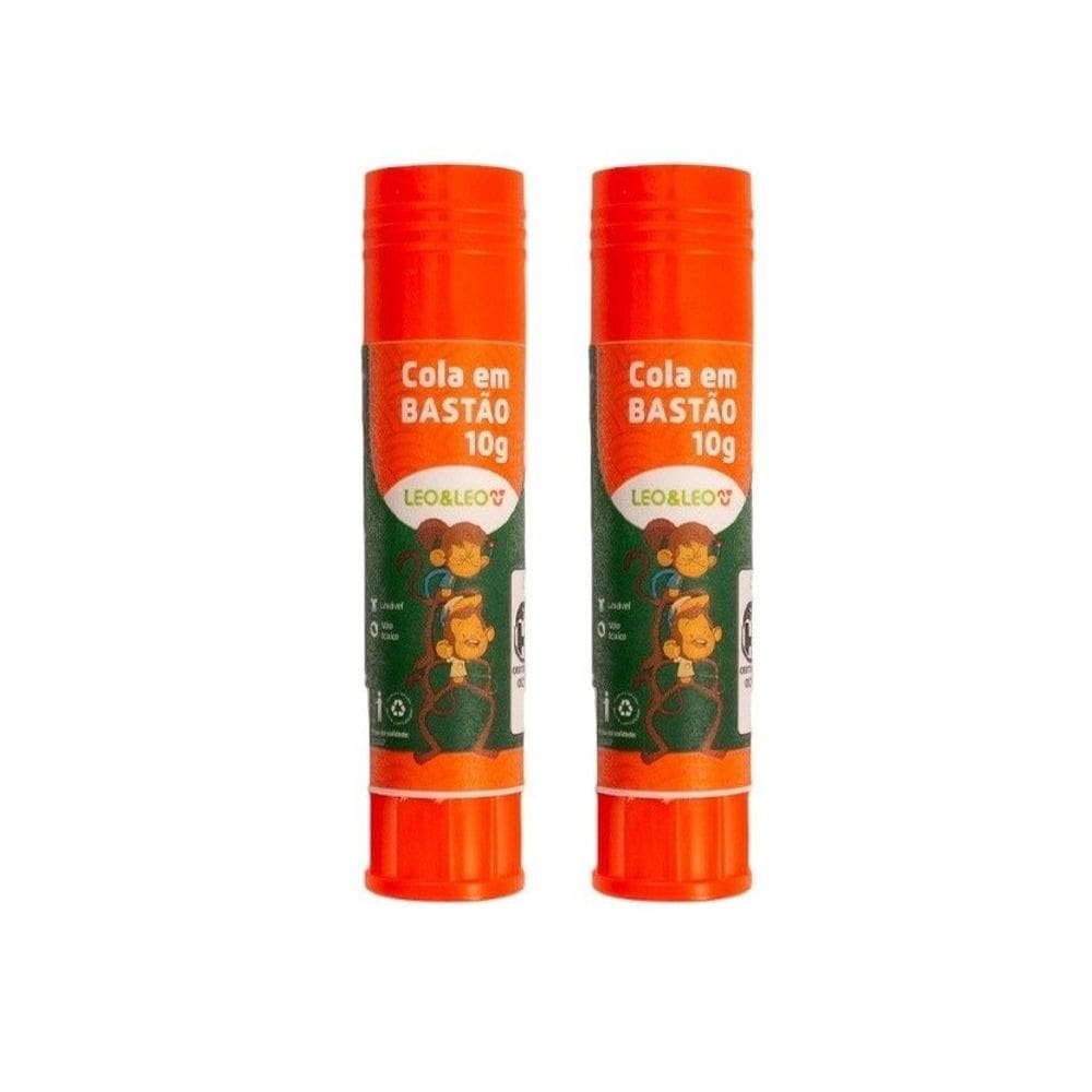kit 02 Cola em Bastão 10g Léo&Léo