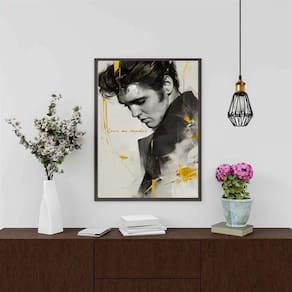 Quadro Elvis Presley - Love Me Tender 33X24Cm