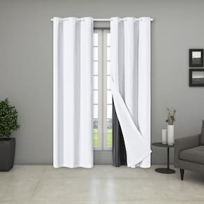 Cortina Blackout Tecido 2,70M X 2,30M Porta Balcão Branco