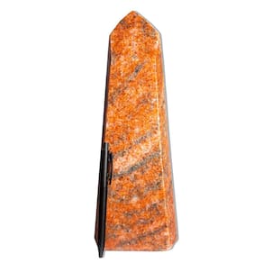 Ponta Calcita Laranja Natural Sextavado 30cm 3,6kg Classe B