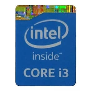 Adesivo Intel Core i3 21x16mm -
