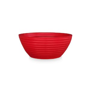 Vaso De Planta Flor Bacia Cuia Polietileno 30X12 V Ferrari