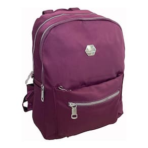 Mochilinha De Costas Bolsa Feminina Trabalho Faculdade Roxa