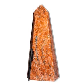 Ponta Calcita Laranja Natural Sextavado 33cm 6,3kg Classe A