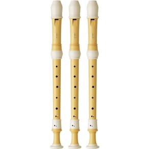 Kit 3 Flautas Doce Contralto Barroca Ecológica Em F YRA-402B Yamaha